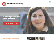 Tablet Screenshot of master-fundraising.it